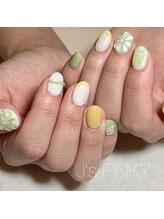 ネイルスペース ジェイズ ピンキー(NAIL SPACE J's PINKY)/フラワーアートネイル