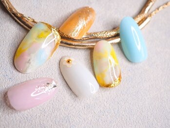 アガルネイル 川越(AGARU NAIL)の写真/≪ドライケア付き★定額デザイン初回¥6500/¥8000≫いつもデザインに迷ってしまう貴方に◎[川越/本川越]
