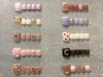 ウィッシュネイル 原宿店(Wish Nail)の写真/フットキャンペーン新規7500円再来8500円☆選べる全10種類&カラー変更OK！オールシーズンきれいな足元で♪