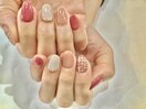 ☆春色ツイードネイル☆