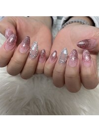 ラメグラデーション