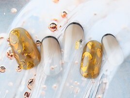 フレンチ×グラデーション