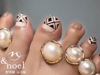 ノエル(Noel)/フット和モダン秋ネイル