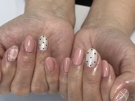 【Jr】春カラー☆ドットネイル