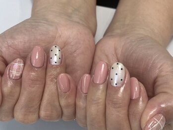 モナートドゥ(Monartdeux)/【Jr】春カラー☆ドットネイル