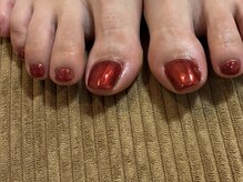 クレイ(clay.)/フットネイル　ミラーネイル