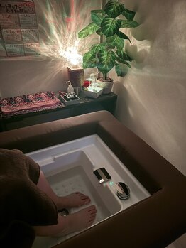 ラバンサラスパ 国分町店(Ravan Sara SPA)/じんわり温め癒しの足湯