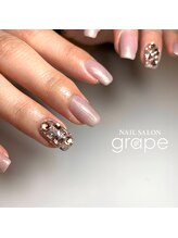 ネイルサロン グレープ(nail salon grape)/マオジェル　【ワンカラー】