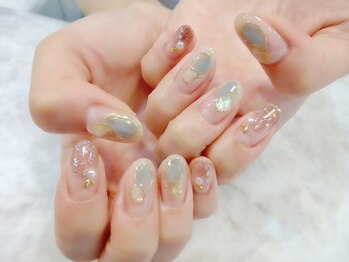 ラルネイル 大宮(Lull. nail)/*秋のニュアンスネイル*