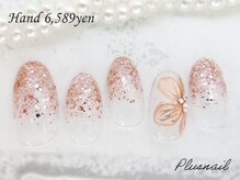 プラスネイル 自由が丘店(PLUS NAIL)/【430】定額6,589円フラワー