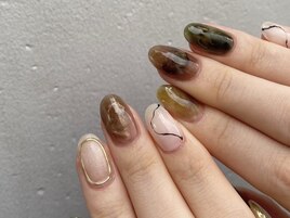 ブラウン　ニュアンス　秋