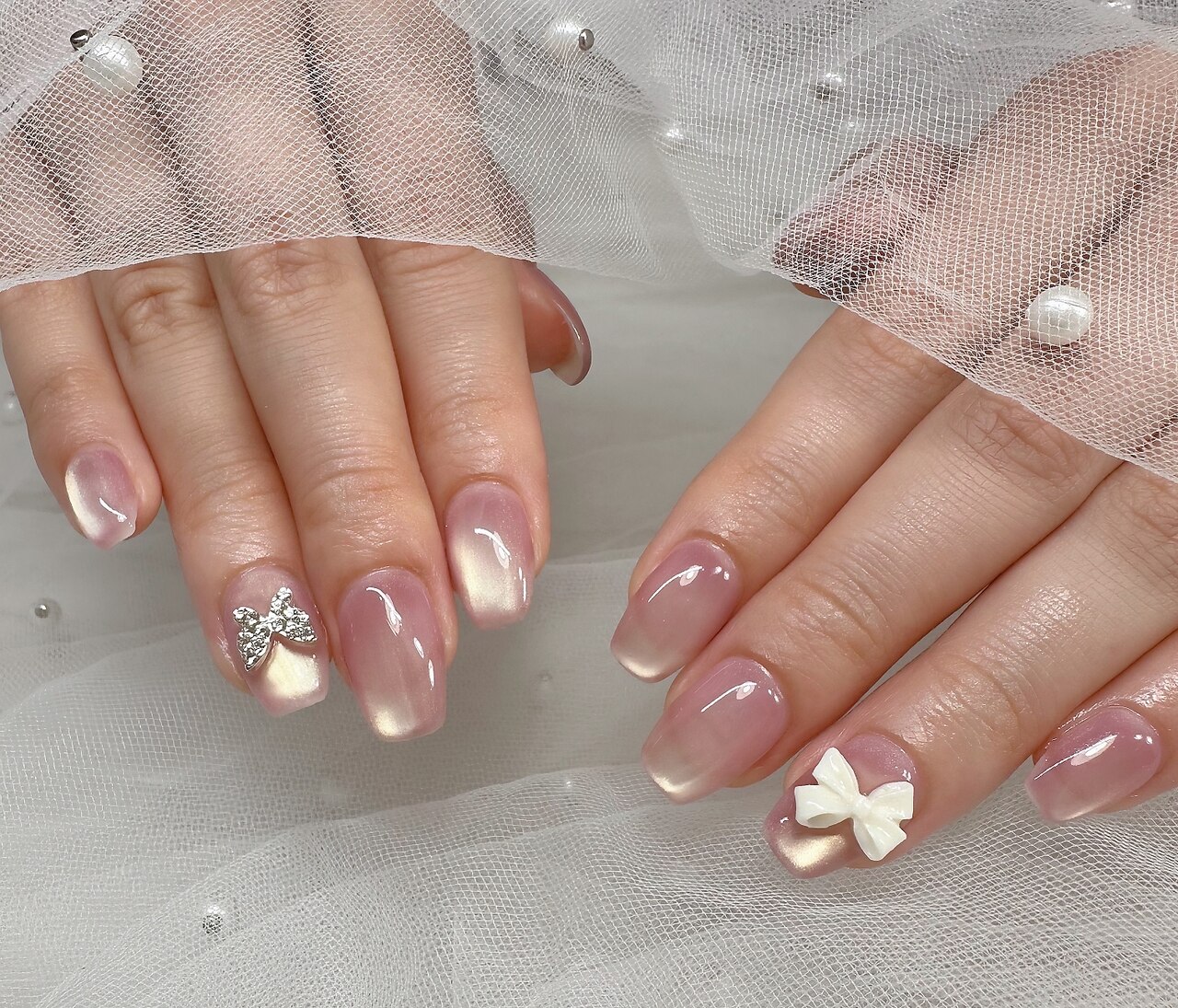 グラデーション/ワンホン/ブルーのネイルデザイン｜ネイルブック