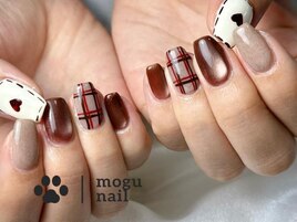 バレンタイン/チェックネイル