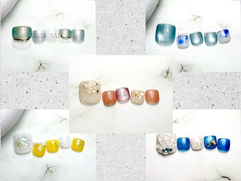 ボタネイル 近鉄八尾駅前店(BOTA NAIL)/11.40種類セレクトデザイン8月