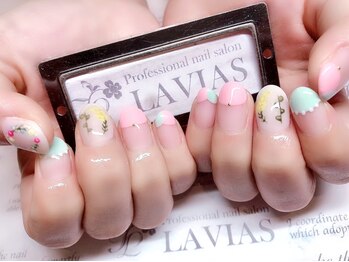 プロフェッショナル ネイルサロン ラヴィアス(LAVIAS)/【ジェル】10本アートし放題
