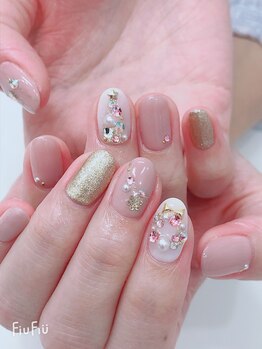 ネイルキュート アンド クールラッシュ 亀有店(nailcute & CoolLash)/クリスマスネイル