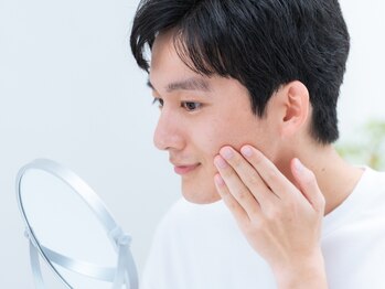 ヘアーサロンエリカ(elica+)の写真/【気になるひげの脱毛も部分ごとに細かく対応◎】結果重視のスピーディ－なひげ脱毛で清潔感のあるお顔に!