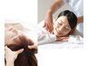 初回来店10％off【脱がないリンパマッサージ全身50分＋ヘッドスパ10分 】