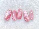 桜マグネットネイル