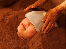 米ぬか100%酵素風呂 梅(ume)の雰囲気（しっかり熱々乗せて眼精疲労回復）