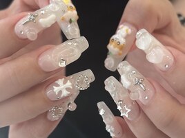 ちゅるホワイトスカルプネイル