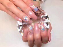 ココロバ ネイルアンドビューティーサロン(COCOLOBA)/リーフホロフラワー♪