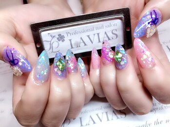 プロフェッショナル ネイルサロン ラヴィアス(LAVIAS)/【スカルプ】お好きなアート6本