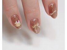 ヒュッゲ(Hygge)/リボン、ショートケーキネイル