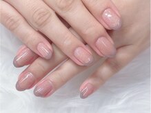 サラ デ ミレ(Sala de milae)/くすみカラーのフレンチネイル