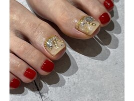 【フット】親指アート