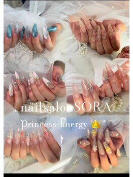 ソラ(SORA)の写真/【パーツ＆カラー豊富★】シンプルから派手系までなりたい指先を安く早く叶える個性派アートサロン