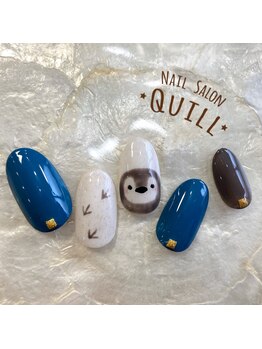 ネイルサロン クイル(QUILL)/2020 1月 ペンギン1