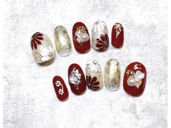 リーヴェ(Riebe)/【オーダーチップ】和ネイル