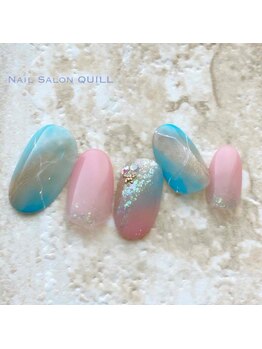 ネイルサロン クイル(QUILL)/8月ターコイズ(3)