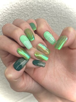 ネイルサイン ラフラフ(NAIL SIGN ROUGH LOUGH)/緑の導