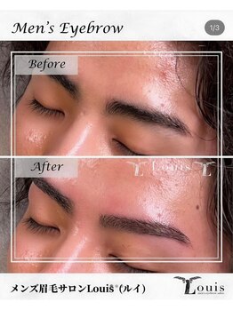 ルイ 梅田店(Louis)/メンズアイブロウスタイリング♪