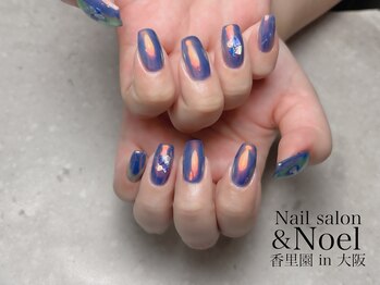 ノエル(Noel)/うるつやブルー×シェルネイル