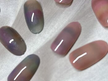 もやもやのチェックネイル☆