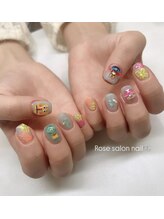 トータルビューティーローズ(Rose)/キャラパーツネイル
