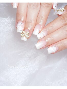 メリーミー(Merry me)/レースネイル