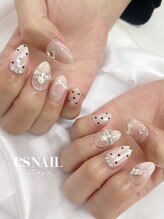 エスネイル 新宿西口店(es NAIL)/ドット柄
