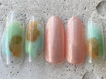 フリークネイル(FREAK Nail)/シンプルスプリングアース ¥6500