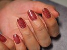 赤のグリッターは最強カラー