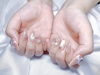 シンプル持込　マグネットネイル