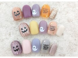 ハロウィンネイル ￥6800