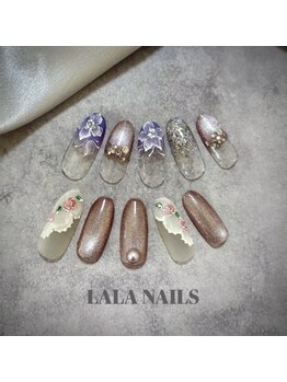 ララネイルズ(LALA NAILS)/定額アートコース ¥6,899