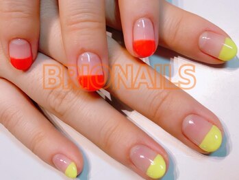 ブリオ ネイルズ(Nail BRIO NAILS)/ネオンフレンチ