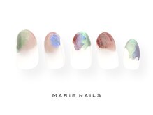 マリー ネイルズ いわきラトブ店(MARIE NAILS)/定額5,500円税込 水彩 1007a