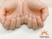 トヨネイル(TOYO NAIL)/オーロラクリアフレンチ☆