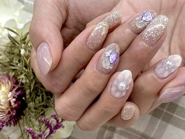 井上/立体フラワーネイル